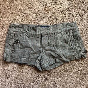 Size 0 American Eagle Checkered Short Shorts